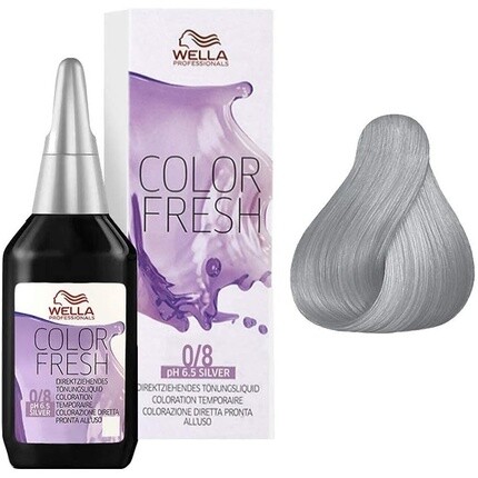 Полуперманентная краска для волос Color Fresh 0/8 Silver 0,098 кг, Wella — фото 2