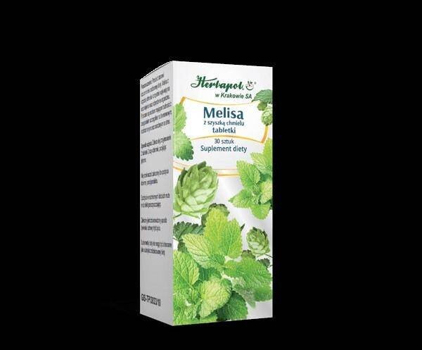 

БАД Гербапол Мелиса с хмелем 30 таб Herbapol Kraków