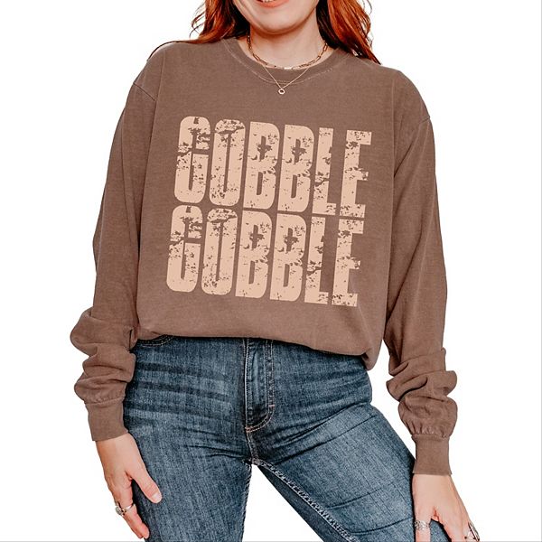 

Футболка с принтом Gobble gobble block, длинный рукав, окрашенная в стиле garment dyed Simply Sage Market, Espresso, Зеленый, Футболка с принтом Gobble gobble block, длинный рукав, окрашенная в стиле garment dyed Simply Sage Market, Espresso