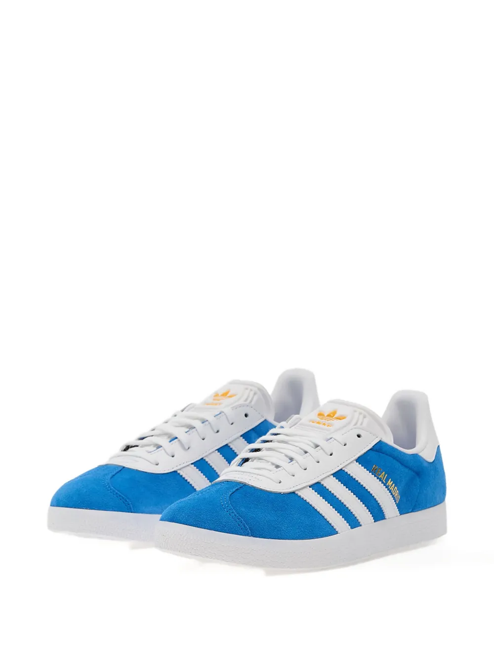 Замшевые кроссовки Gazelle X Real Madrid с тремя полосками и низким верхом adidas, синий — фото 2