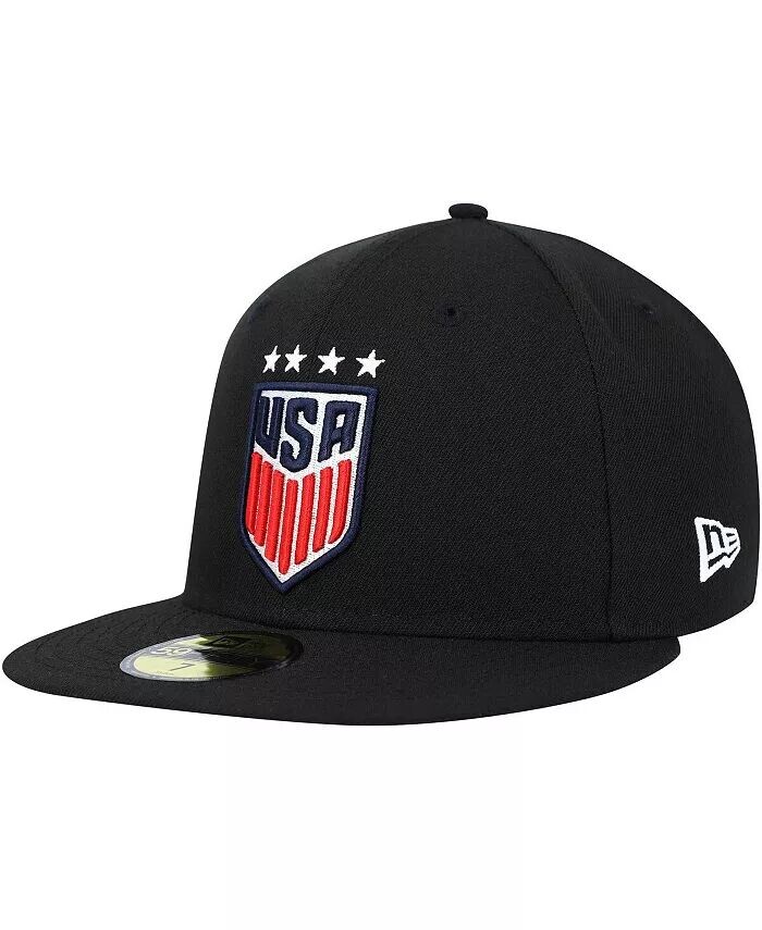 

Мужская и женская приталенная шляпа USWNT Team Basic 59FIFTY New Era, черный