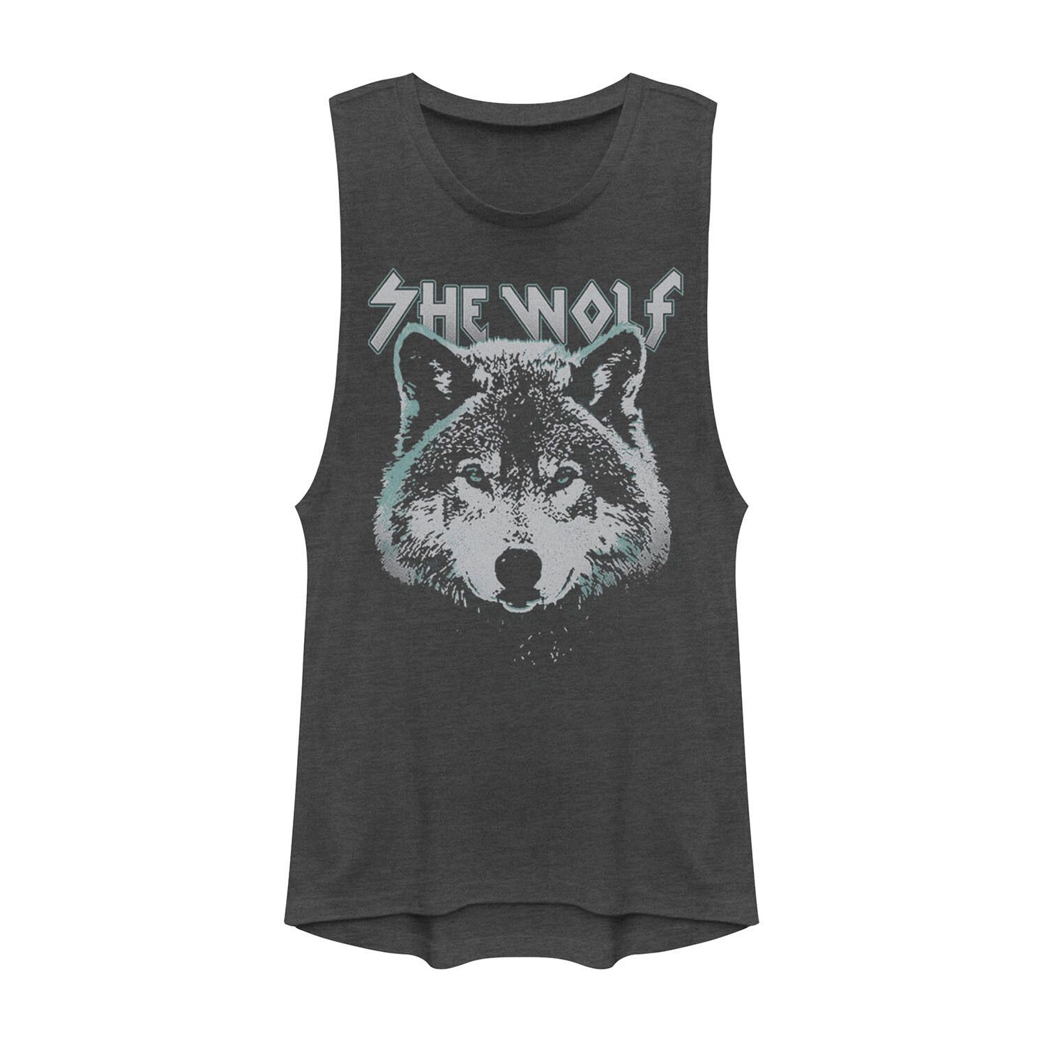 

Футболка с мускулистым рисунком She Wolf Fierce Portrait для юниоров