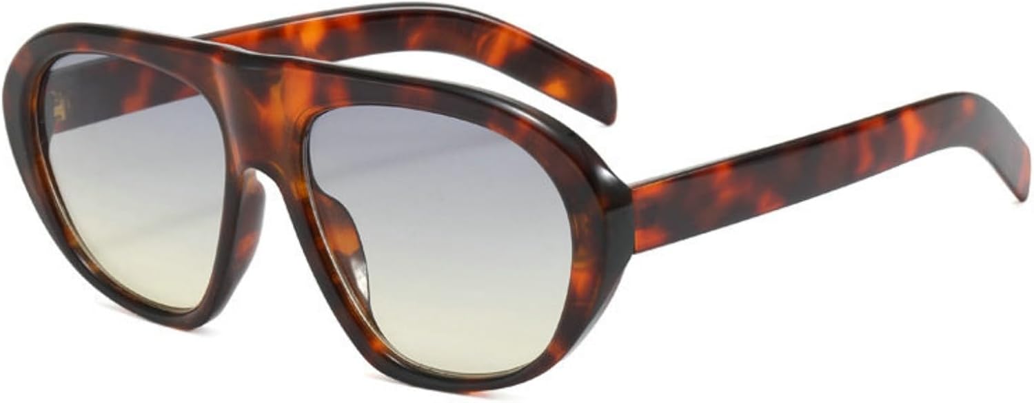 

Солнцезащитные очки Willochra Oversized Oval Pilot для женщин и мужчин, большие, роскошные, в стиле ретро, ​​Y2K, градиентные, черные, солнцезащитные очки для женщин, защита от УФ-излучения UV400, C5