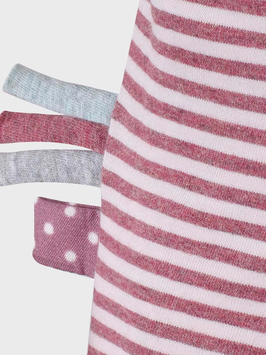 Комбинезон/боди 'OrganicEra Organic Baby S/S Kimono Body, Striped' Organicera, Bordeaux — фото 4