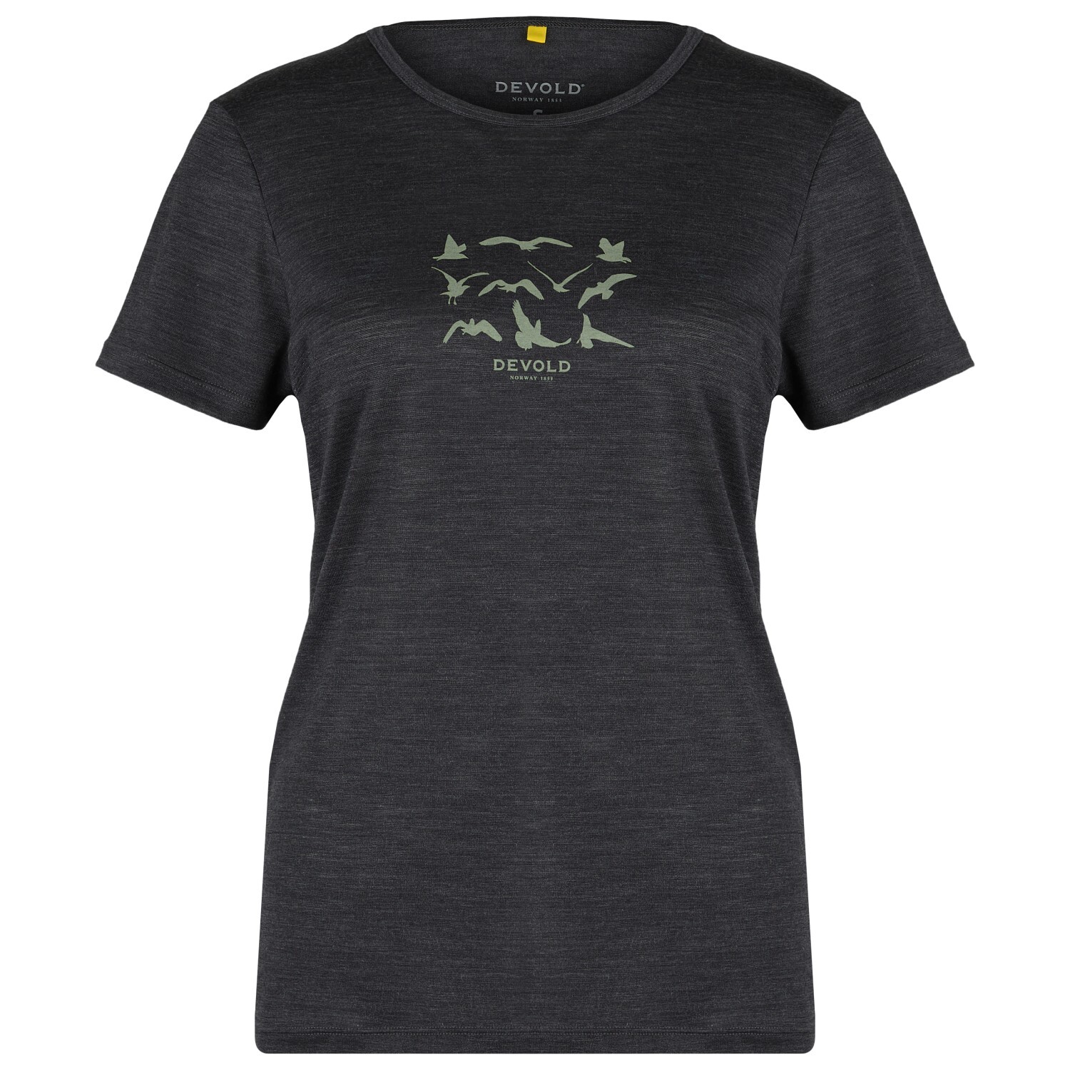 

Рубашка из мериноса Devold Women's Havmåse Merino 130 Tee, цвет Anthracite