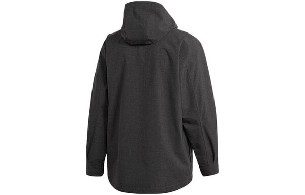 Куртка Men's adidas Outdoor 3 In 1 logo Sports Hooded Jacket Black, черный — фото 2