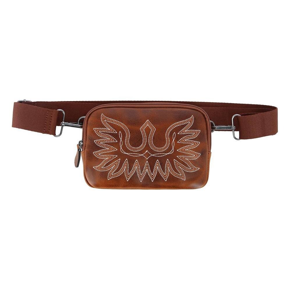 

Поясная сумка в стиле вестерн с визитницей Ariat Casanova Collection, коричневый