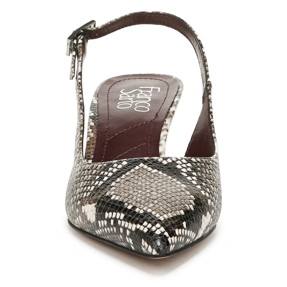 Туфли на ремешке Kate от Franco Sarto, blk/wht snake multi — фото 3