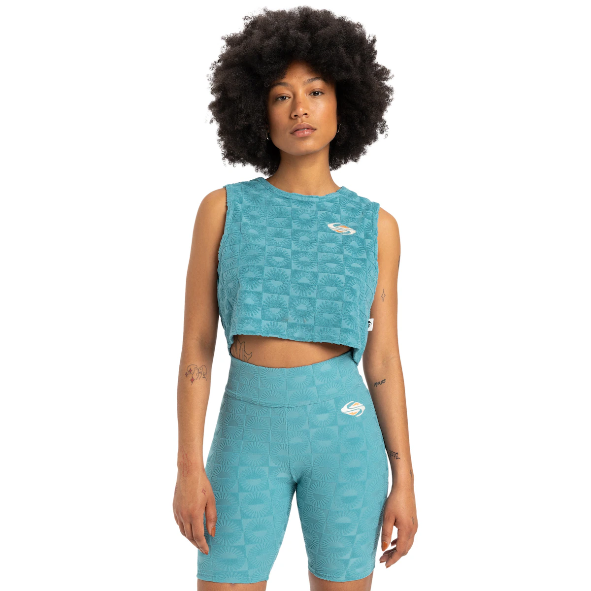 

Женские велосипедные брюки Quiksilver Tropic Day, синий