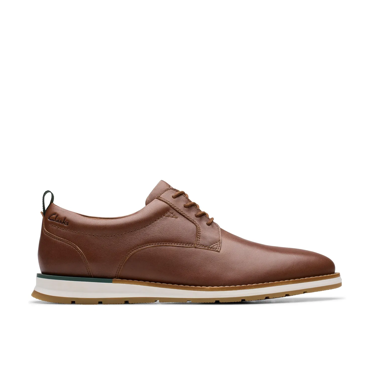 Кожаные туфли Lapford Lace Clarks, бежевый