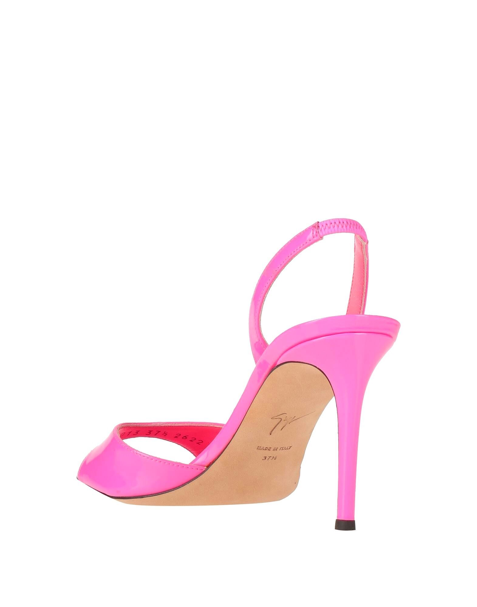 Сандалии Giuseppe Zanotti, фуксия — фото 3