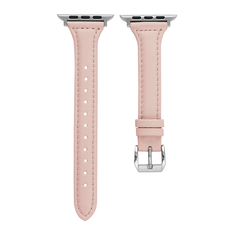 

IBOANN Часы Strap Apple Compatibility Genuine Leather Material 257mm, Pink