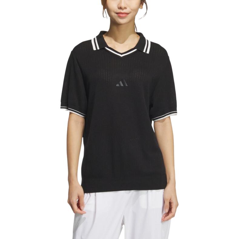 

Adidas Женская черная поло