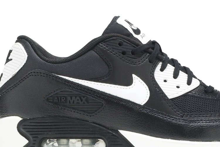 Кроссовки Nike Wmns Air Max 90 Essential 'Metallic Silver', черный — фото 2