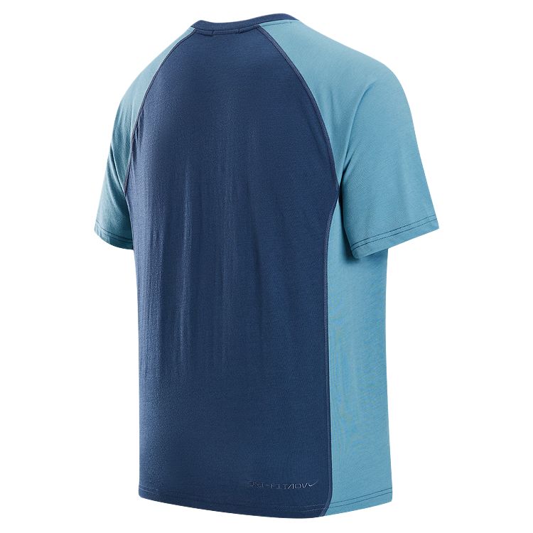 Футболка мужская dri fit adv uv с коротким рукавом 'goat rocks' Nike, синий — фото 3