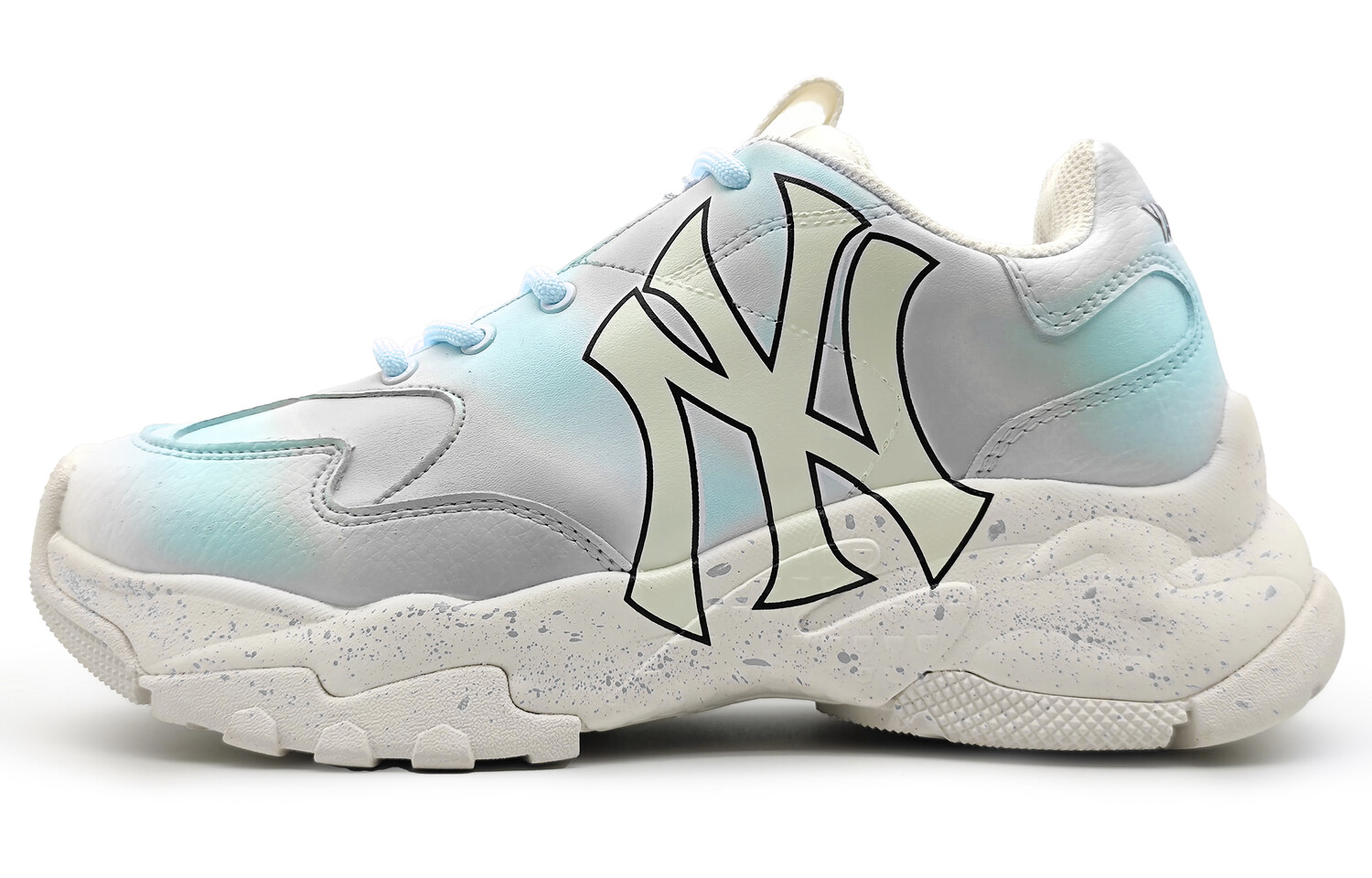 

Кроссовки MLB Big Ball Chunky Chunky Sneakers Unisex Low-top Gray/Beige, голубой, Синий, Кроссовки MLB Big Ball Chunky Chunky Sneakers Unisex Low-top Gray/Beige, голубой