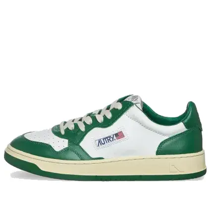 

Кроссовки medalist leather low 'green white' Autry, зеленый