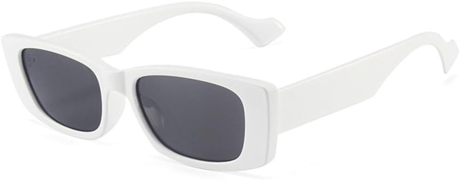 

Ретро-солнцезащитные очки маленького прямоугольного размера для женщин, популярные модные очки конфетных цветов для мужчин, солнцезащитные очки UV400 MTZJH, Black Gray