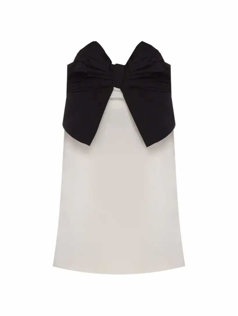 

Платье мини с бантом RED Valentino, черный