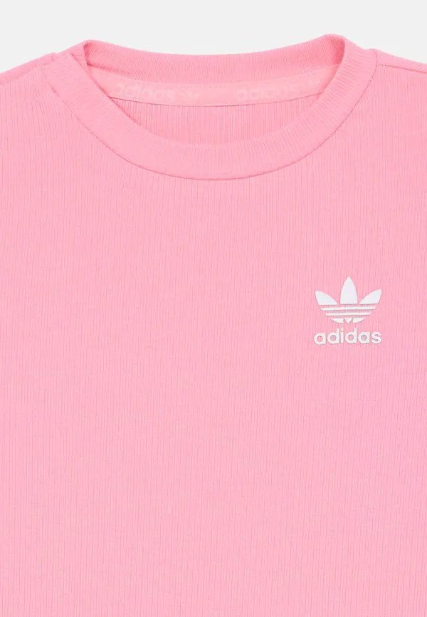 Обычный детский комбинезон с короткими рукавами Adidas Originals, Light Pink — фото 3