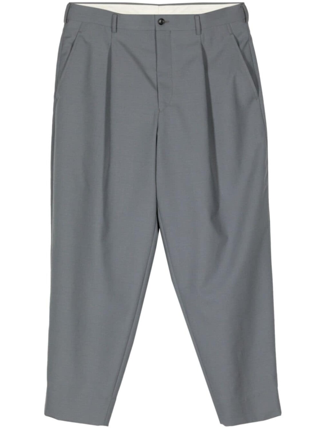 

Comme des Garçons Homme Plus pleated wool tailored trousers, серый