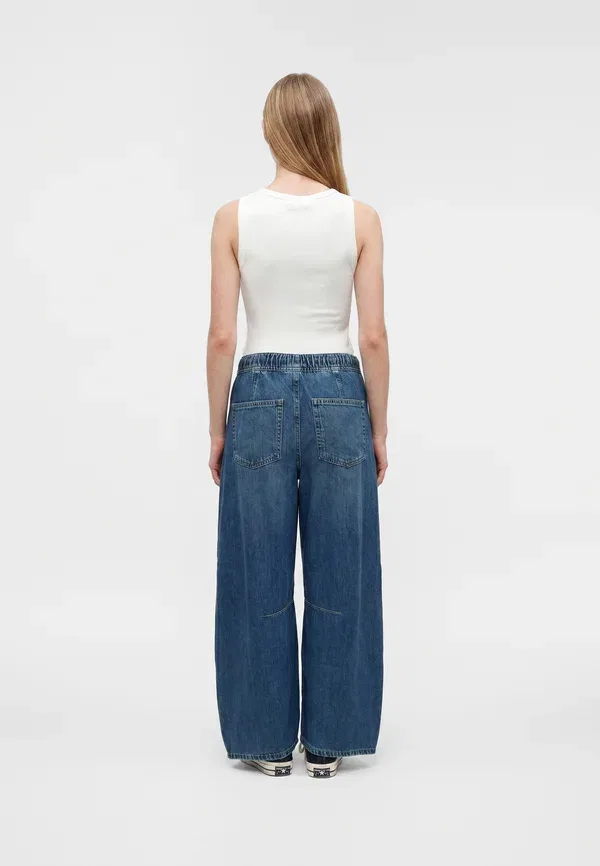 Джинсы Easy horseshoe relaxed fit Gap, medium indigo, средний индиго — фото 3