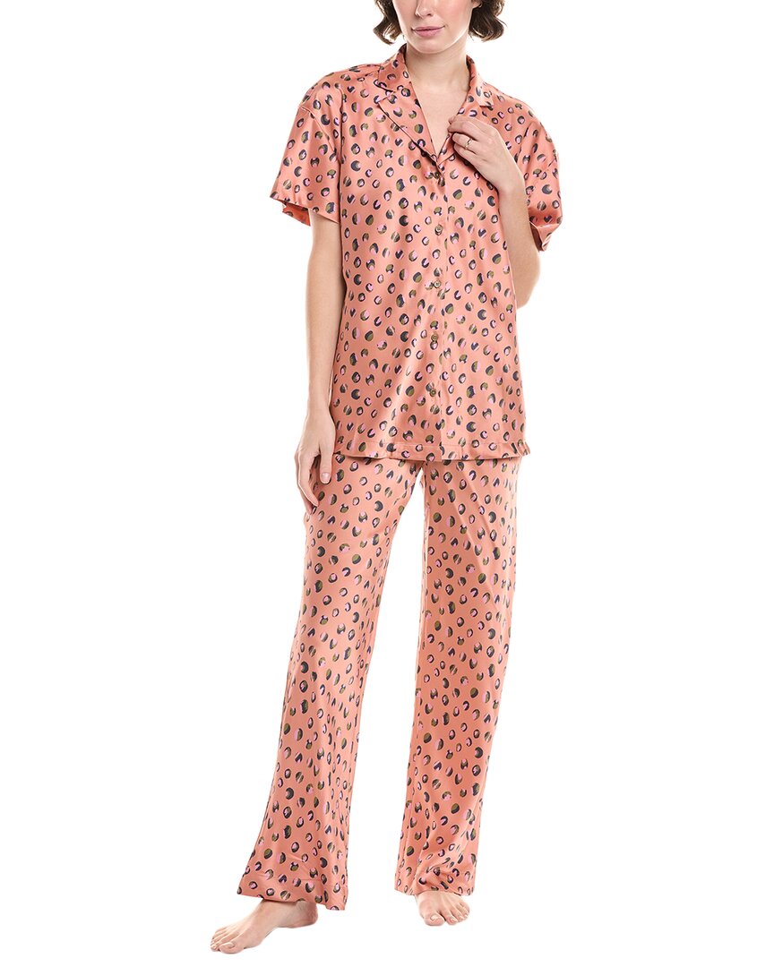 

Медовая роса 2 предмета Воскресный отдых Пижамный комплект Honeydew, розовый