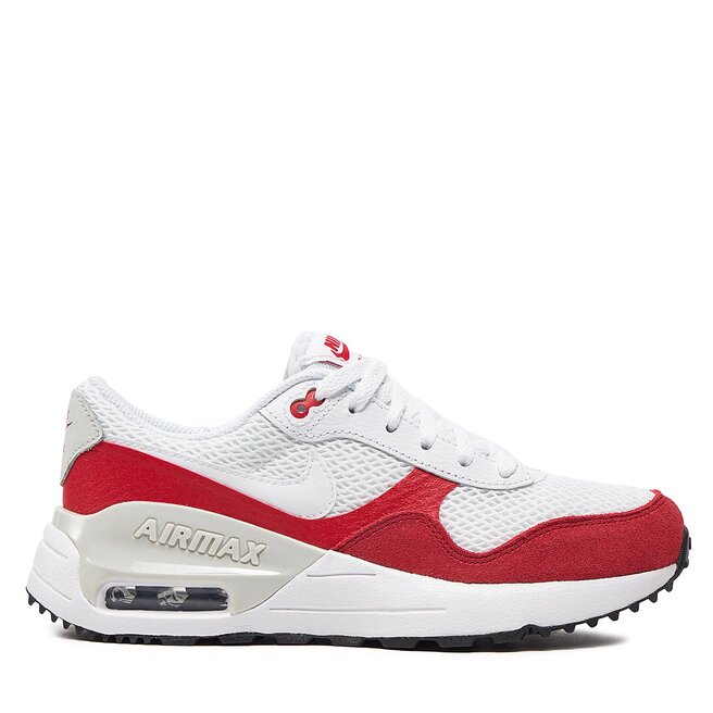 

Кроссовки Nike Air Max Systm (GS) DQ0284 108 White/University Red, красный белый