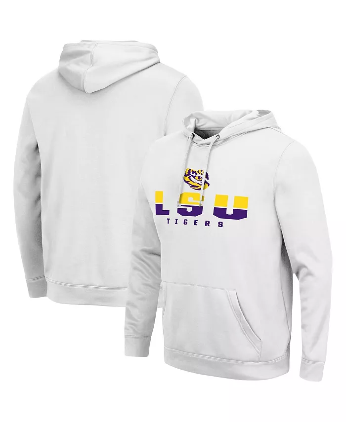 

Мужская толстовка с капюшоном LSU Tigers Lantern Colosseum, белый