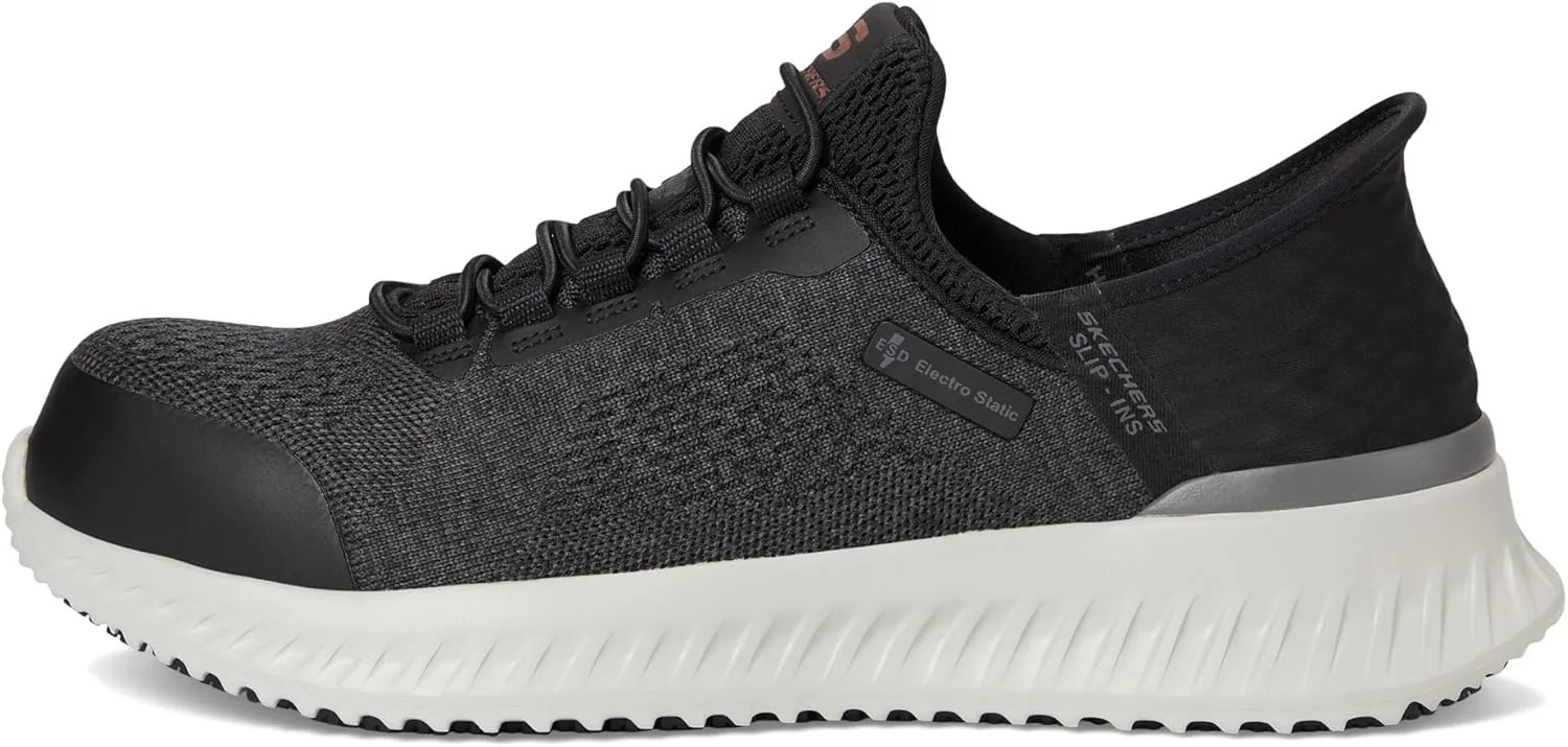 Мужские кроссовки Skechers Tilido ESD Comp Toe, черный — фото 4