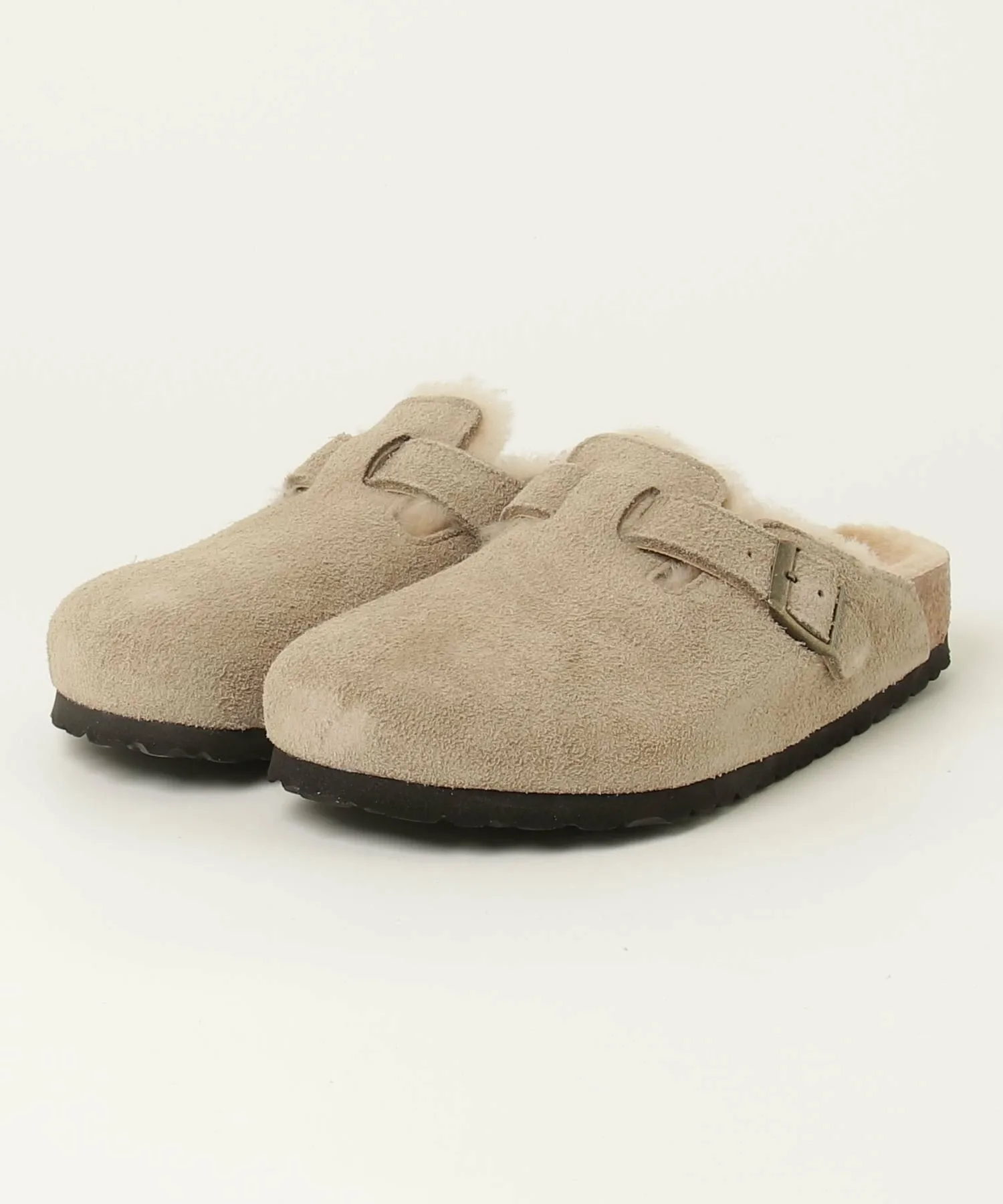 Сандалии BIRKENSTOCK Бостонская овчина Beaver, beige