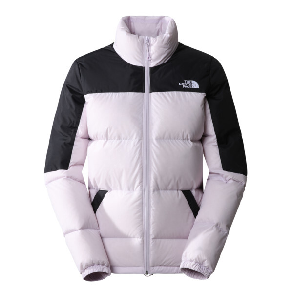 

Пуховик The North Face, цвет Lavender Fog-Tnf Black