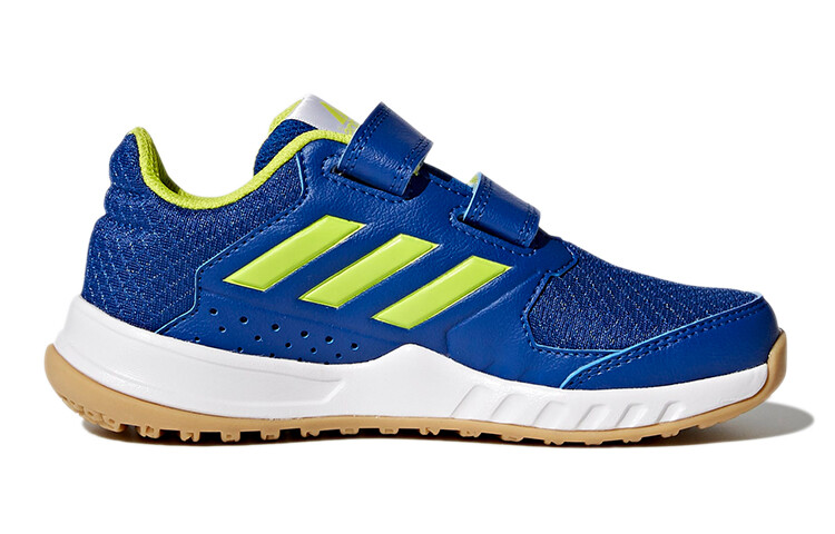 Кроссовки детские Gym Kids Low-top Синие/желтые Adidas — фото 2