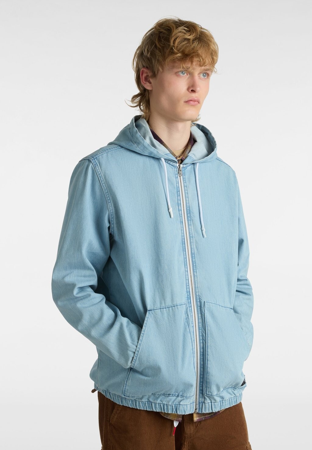 

Джинсовая куртка ASHFORD FZ Vans, цвет stone wash