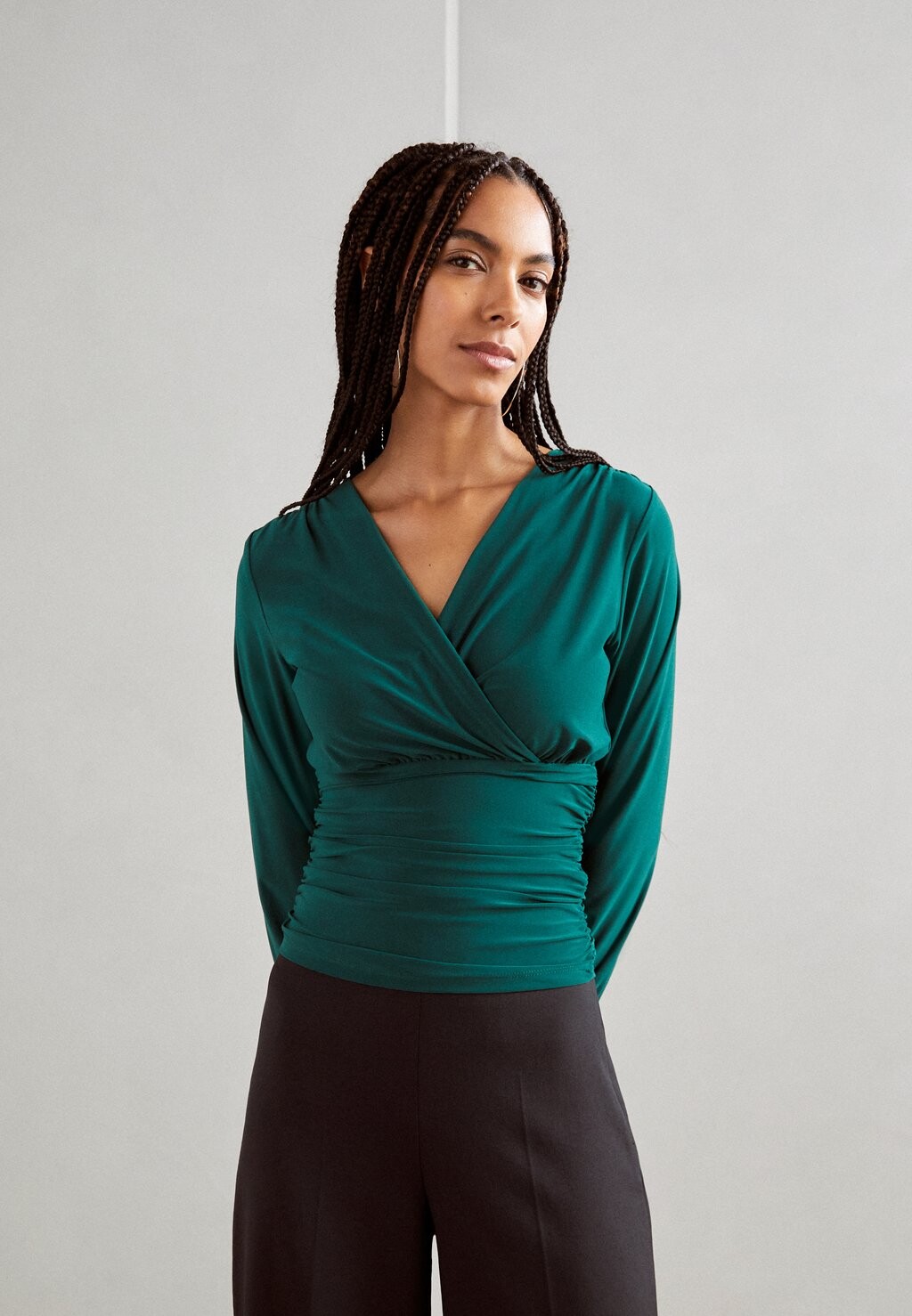 

Футболка с длинным рукавом Anna Field, зеленая, Зеленый, Футболка с длинным рукавом Anna Field, зеленая