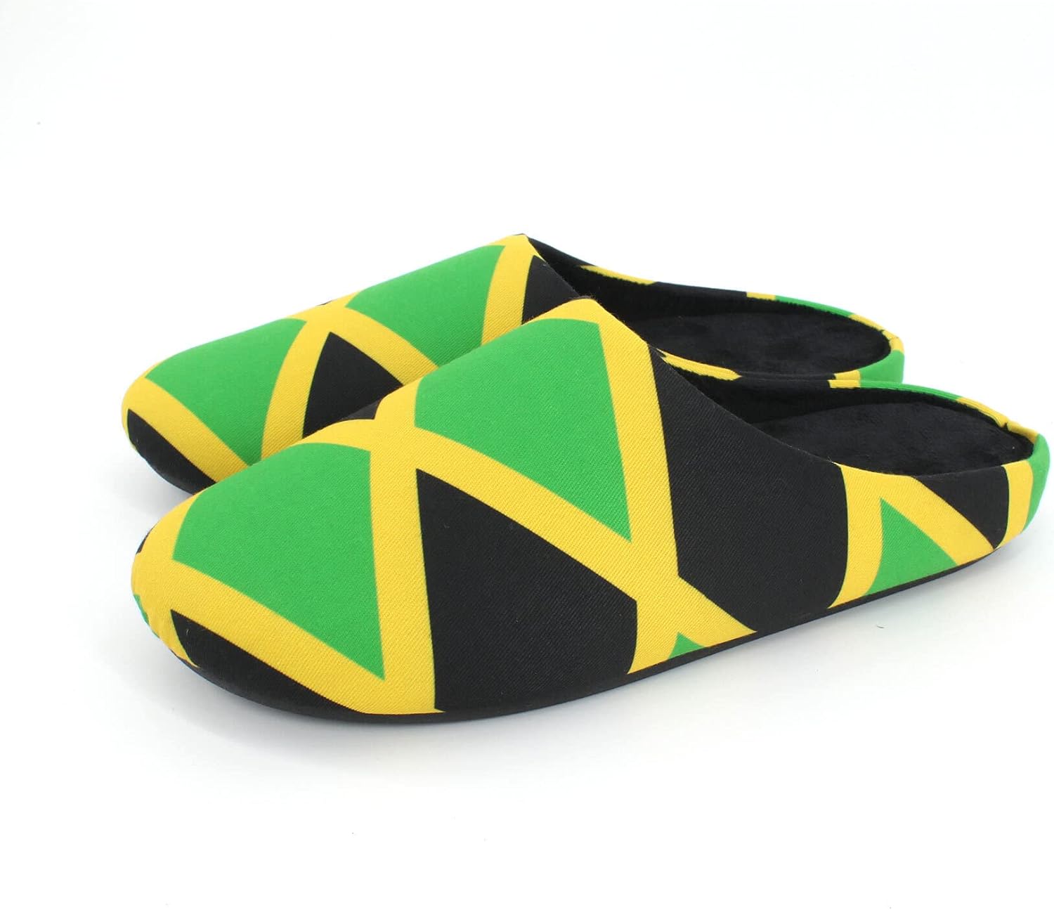 

Домашние тапочки для мужчин и женщин, с внутренней подошвой из пены с эффектом памяти, для осени и зимы, из кораллового бархата, противоскользящие, в стиле ямайского растаманского регги, Майа Зебра Voaryisa, Jamaican-2