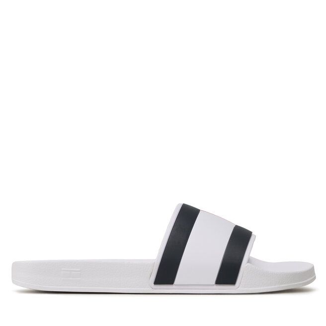 

Шлепанцы Tommy Hilfiger Rubber Th Flag Pool FM0FM04236 White YBR, белый