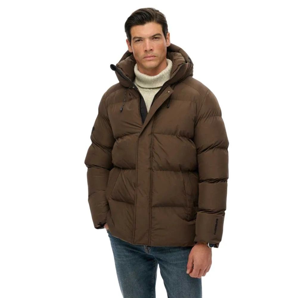 

Куртка Superdry 5 Baffle Sports padded, коричневый