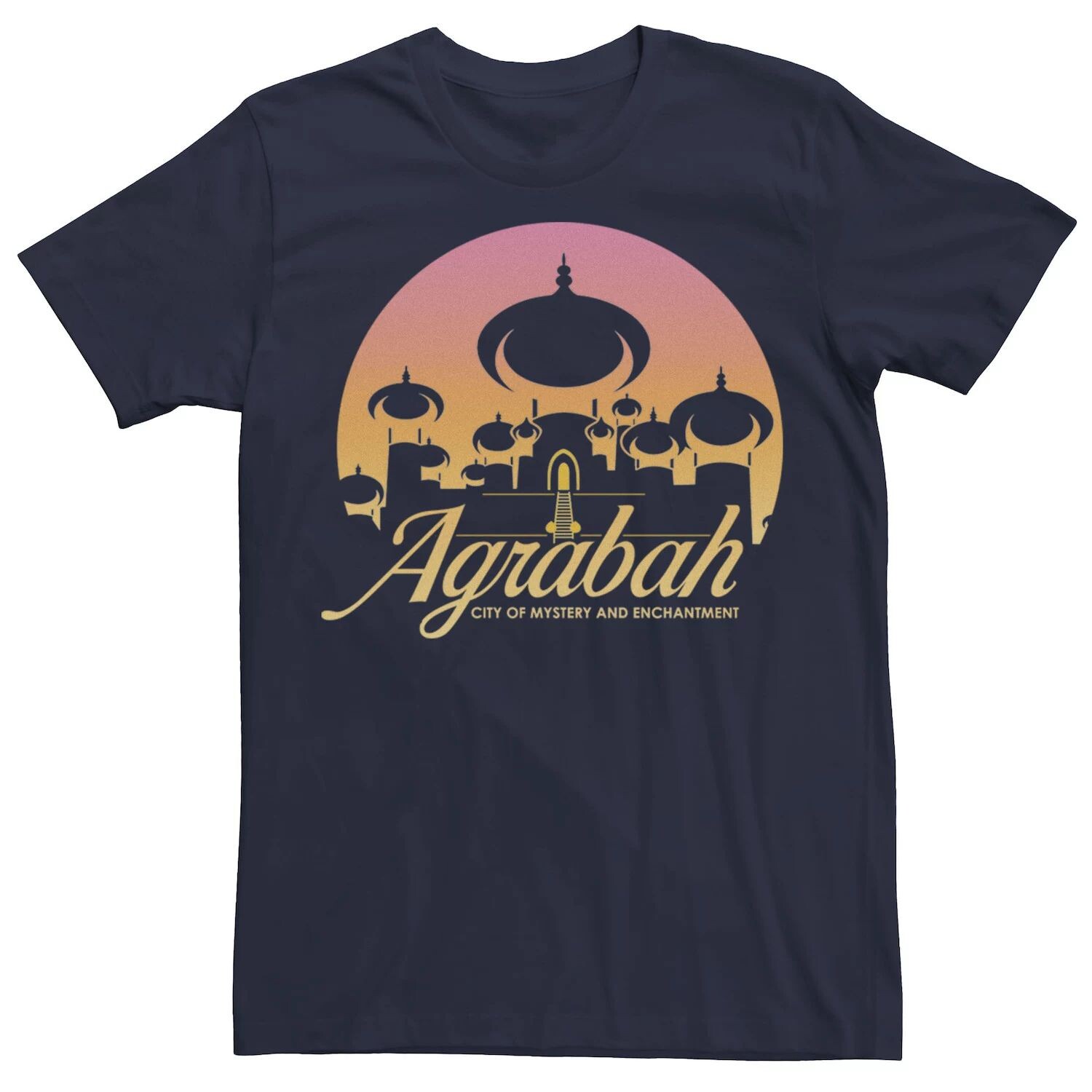 

Мужская футболка Disney Aladdin Agrabah с градиентным принтом Licensed Character