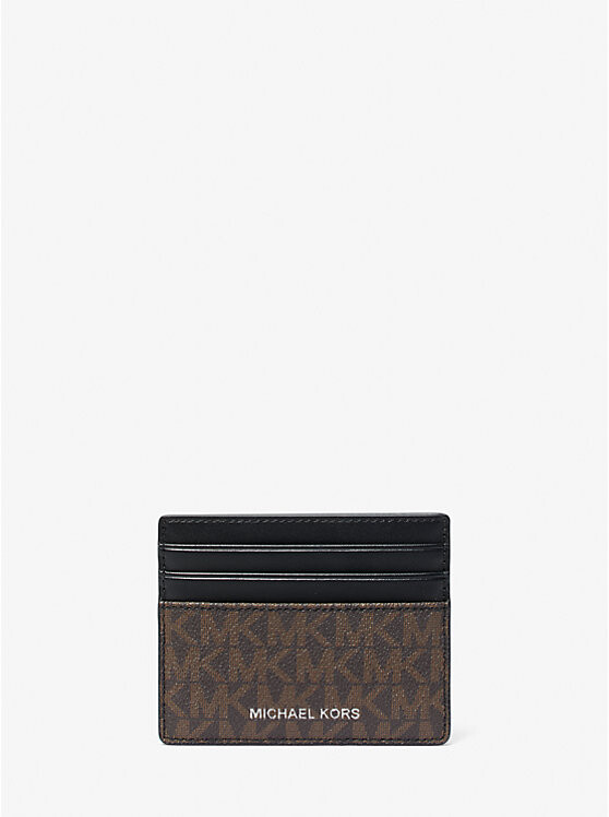 

Высокий чехол для визиток с логотипом Greyson Michael Kors Mens, коричневый
