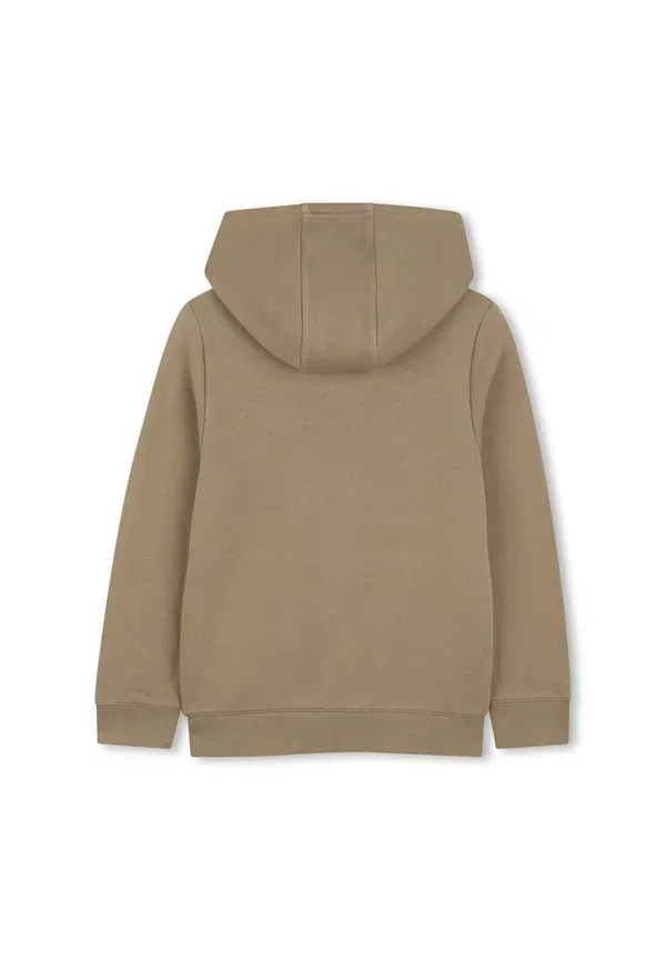 Детская подростковая кофта с капюшоном на молнии Boss Kidswear, темно-серый — фото 3