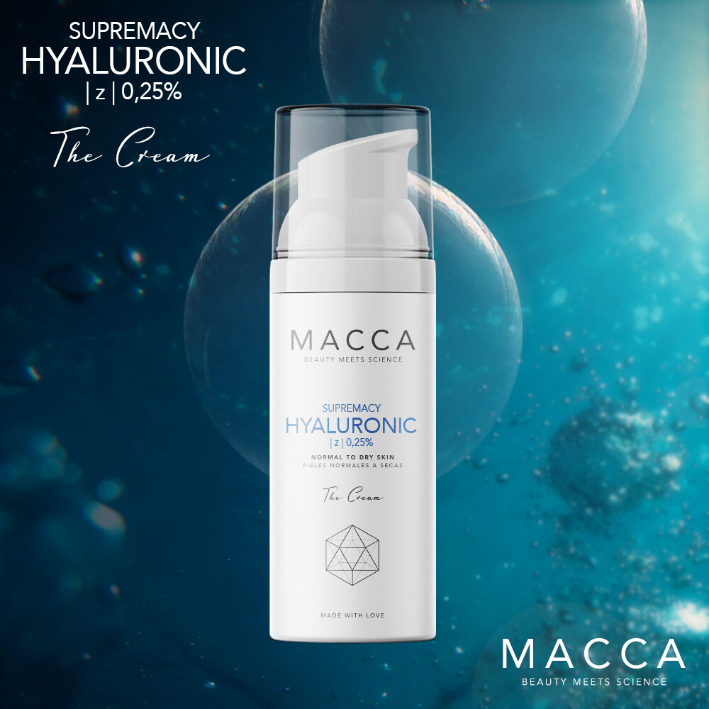 Крем для лица Macca — Увлажняющий для ухода за лицом Supremacy hyaluronic the cream, 50 мл — фото 3