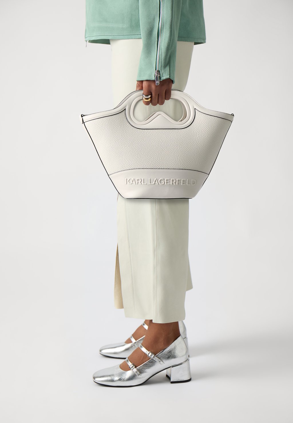 

Сумка AVIATOR TULIP TOTE KARL LAGERFELD, светло-желтый