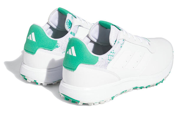 Кроссовки adidas S2G SL Leather 23 Golf 'White Court Green', белый — фото 4