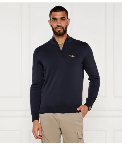 

Свитер Regular fit Aeronautica Militare, синий