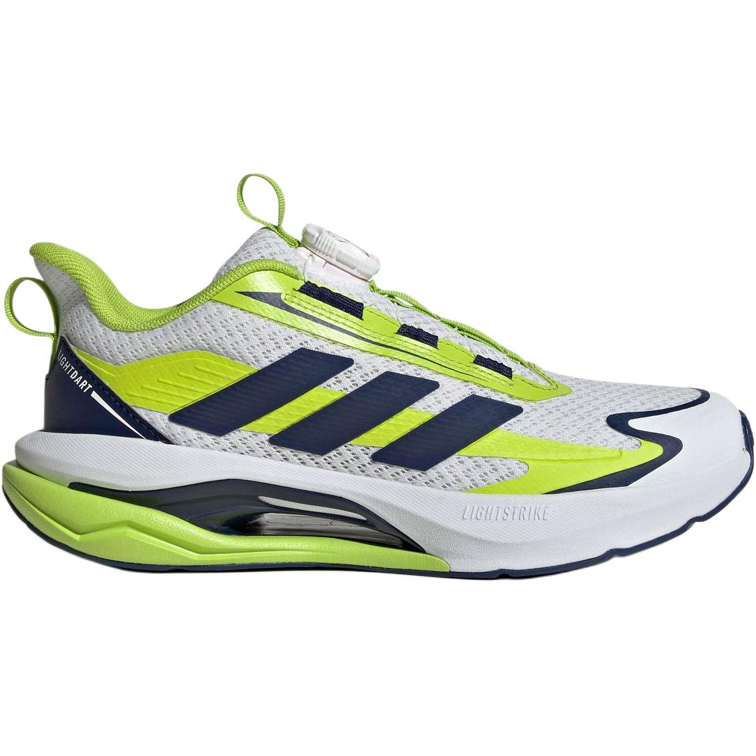 Детские кроссовки для бега с защитой от скольжения и истиранию Adidas, белый — фото 2