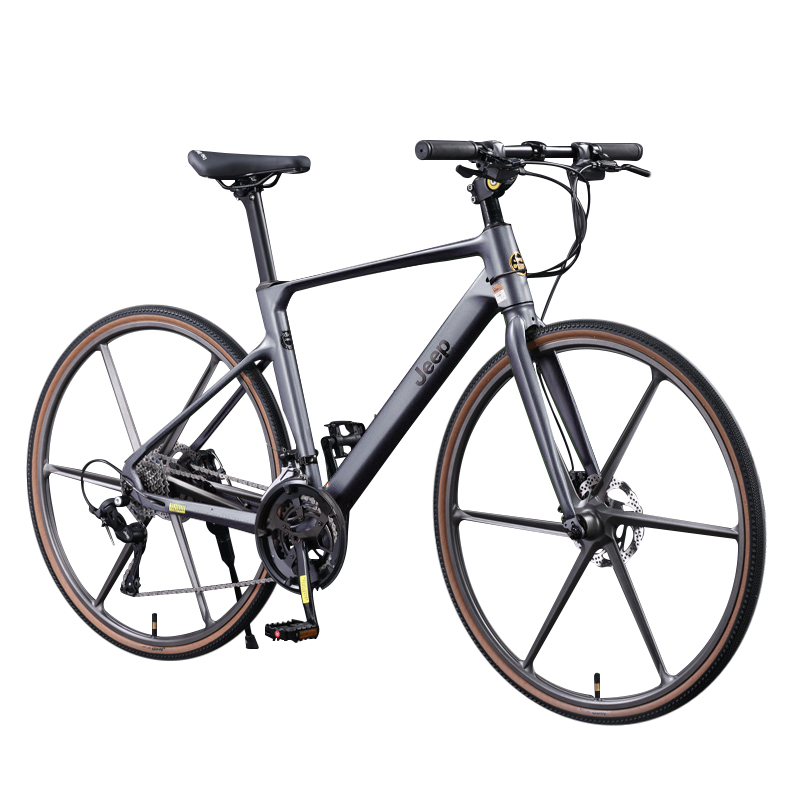 

Горный велосипед Magnesium Alloy с дисковыми тормозами для взрослых Jeep, серый