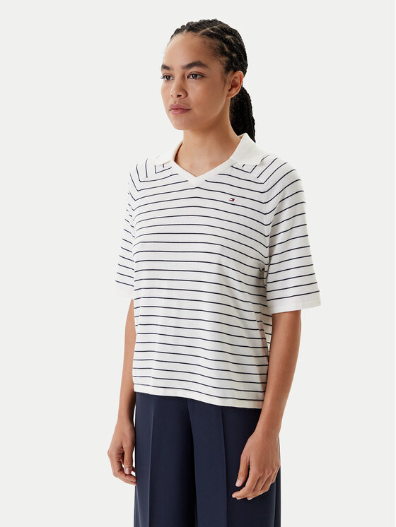 

Рубашка поло стандартный крой WW0WW45694 Tommy Hilfiger, синий