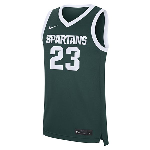 Мужская баскетбольная майка draymond green green michigan state spartans road replica Nike — фото 3