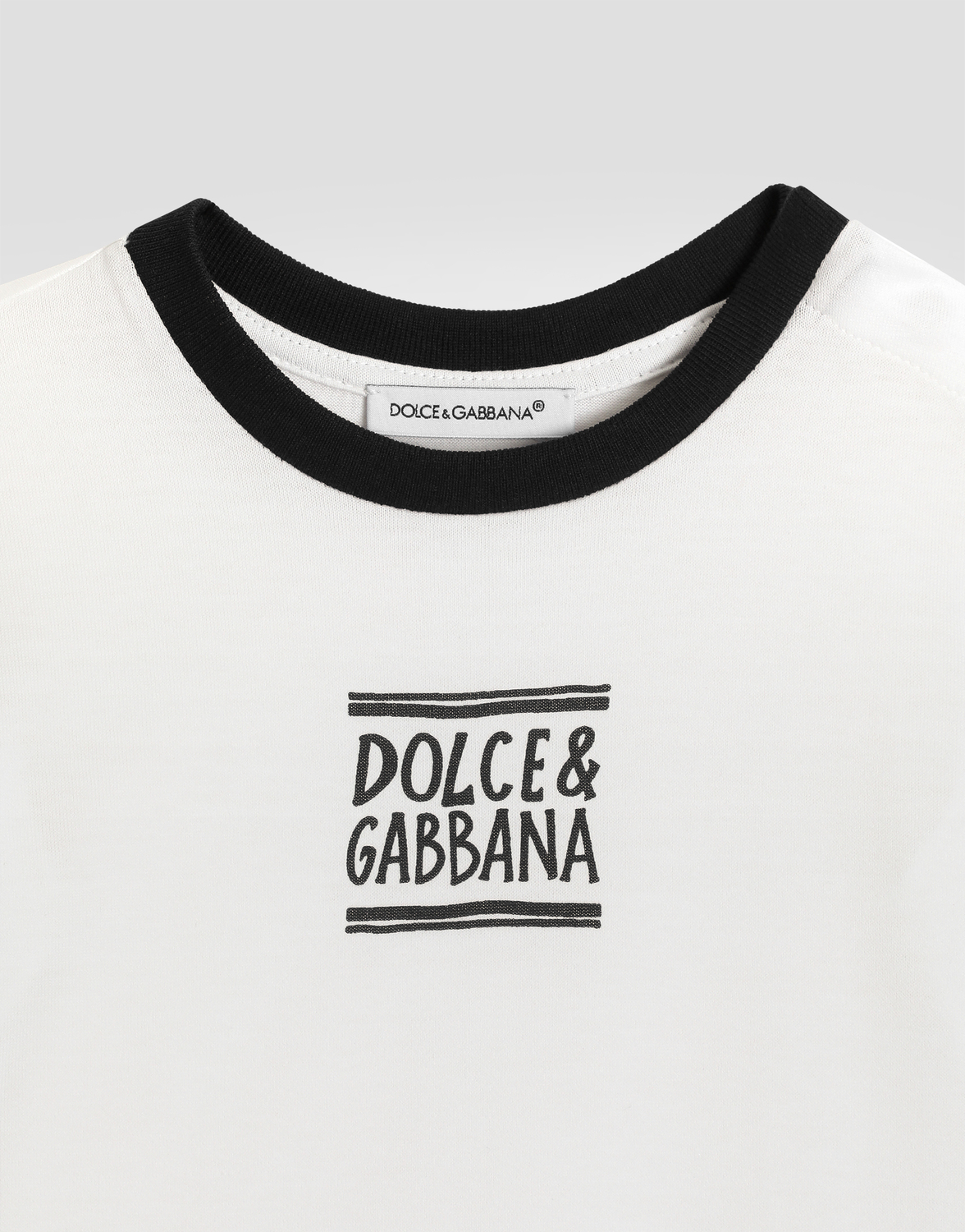 Подарочный набор из двух предметов из джерси с принтом банданы Dolce&Gabbana, мультиколор — фото 3